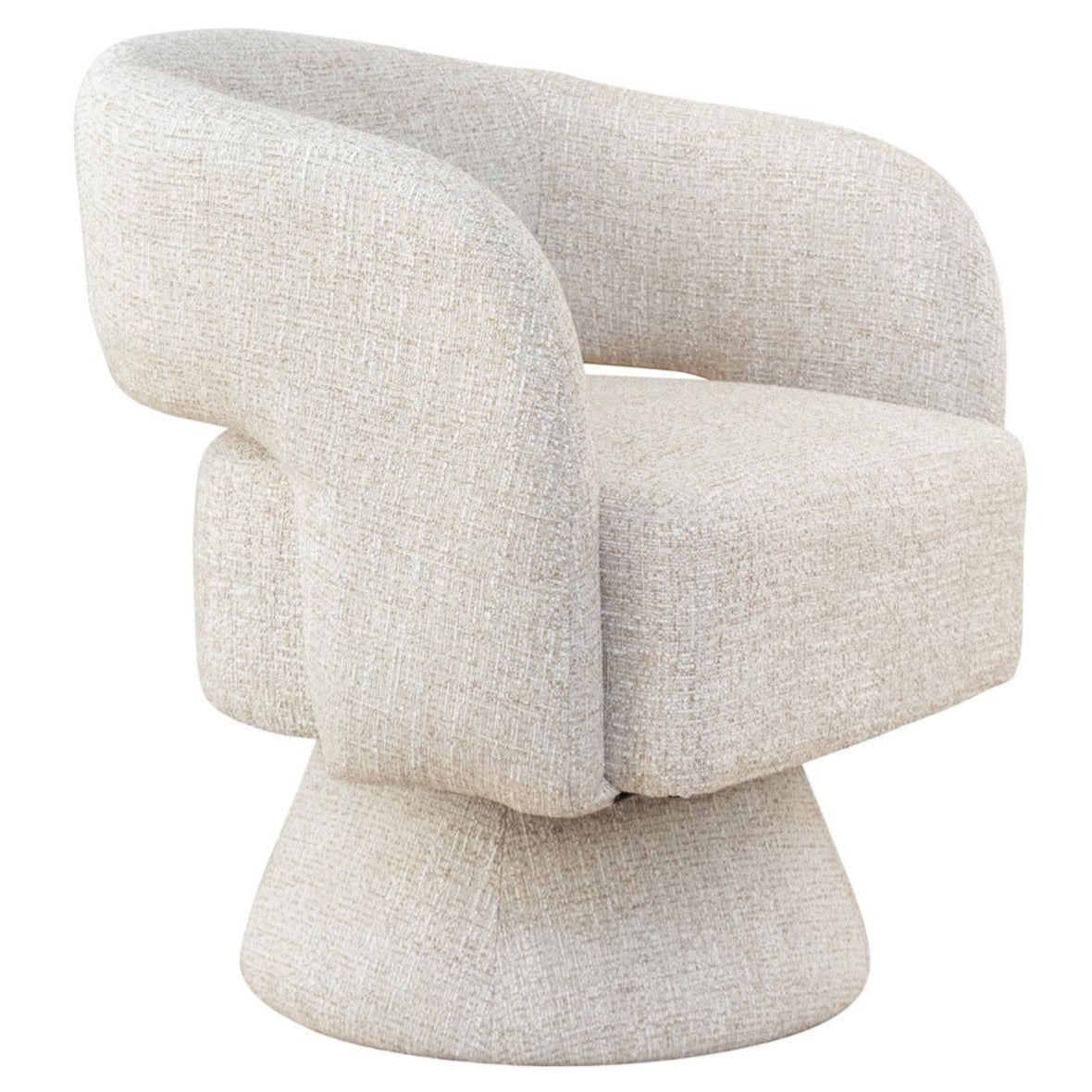 DIANE SWIVEL CHAIR - LIQUORICE