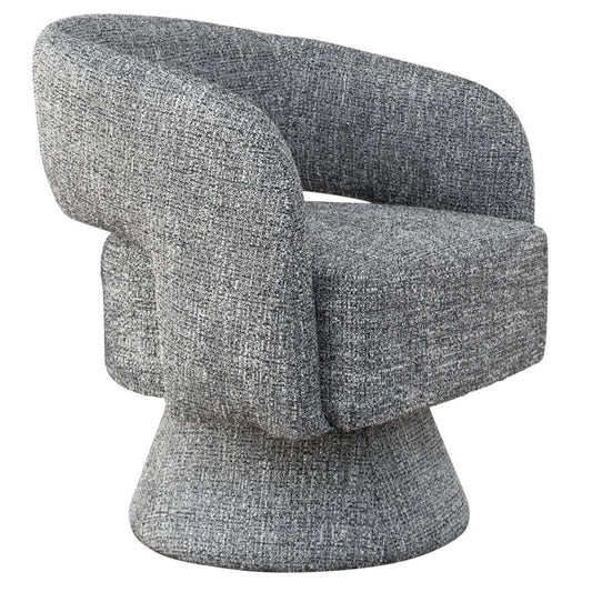 DIANE SWIVEL CHAIR - LIQUORICE