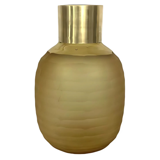 GOLD BAND VASE - CHAMPAGNE