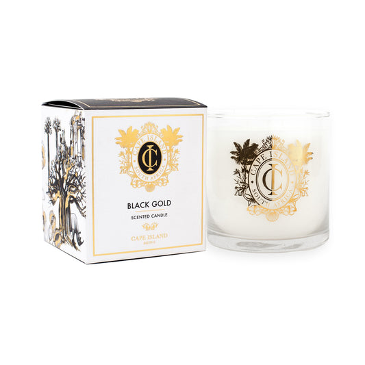 SCENTED CANDLE BLACK GOLD - LARGE