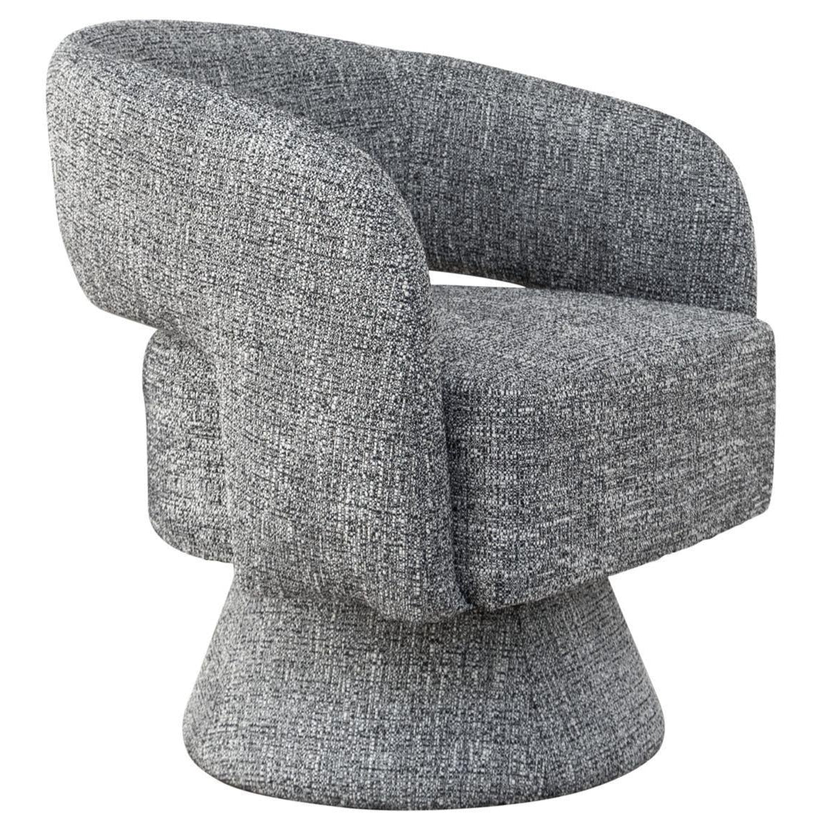 DIANE SWIVEL CHAIR - LIQUORICE